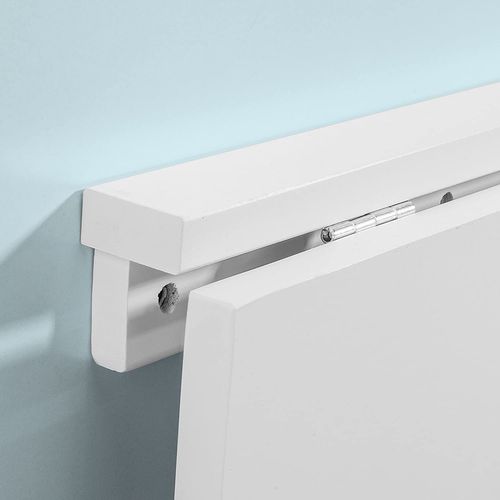 Table Murale Rabattable En Bois, Table De Cuisine, Table Enfant, L60×p40 Cm -blanc, Fwt03-w