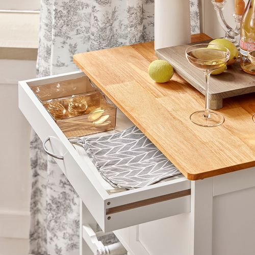 Desserte Chariot De Cuisine De Service Roulant, Meuble Armoire De Rangement Cusine,  Fkw45-wn