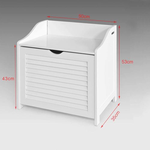 Banc De Rangement Panier à Linge Avec Sac Amovible, Fsr40-w