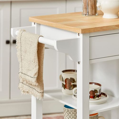 Desserte Roulante Chariot De Cuisine De Service Meuble De Rangement, Fkw46-wn
