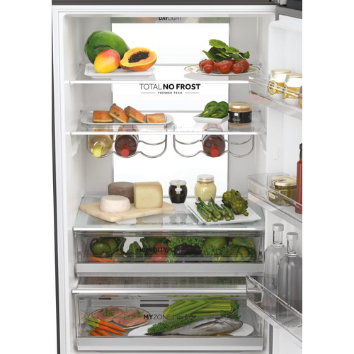 Réfigérateur Combiné 70cm 483l No Frost Noir - Htw7720enmb