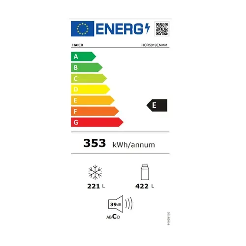Réfrigérateur Américain 90cm 422l Nofrost - Hcr5919enmm