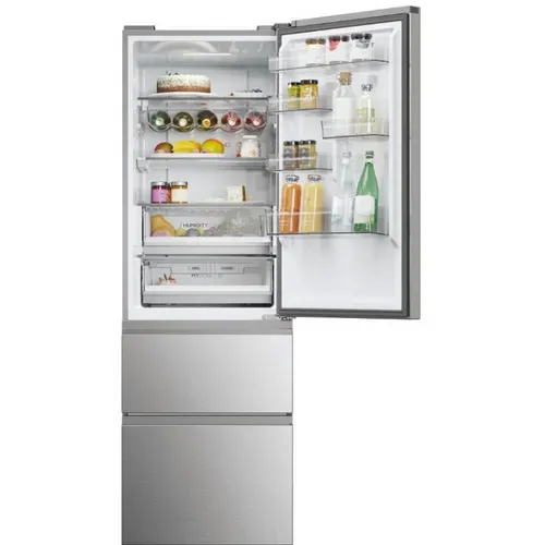 Réfrigérateur congélateur 360l Froid ventilé Inox - Htw5618dnmg