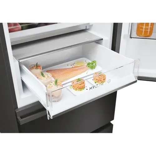 Réfrigérateur Combiné - 3d 60 Series 5 Htw5618enpt - Classe E - 360 L - 185 X 59,5 X 66,7 Cm - Noir