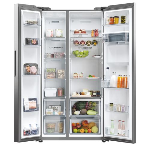 Réfrigérateur américain HAIER HSW59F18DWMM 613L Inox