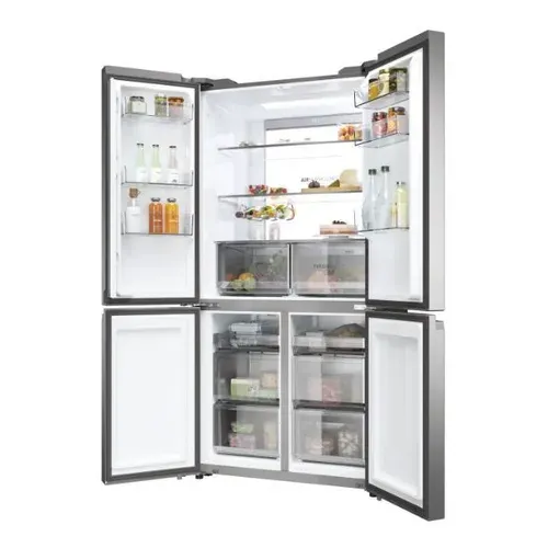 Réfrigérateur Américain 90.8cm 646l Nofrost Inox Hcr39f19ewmm