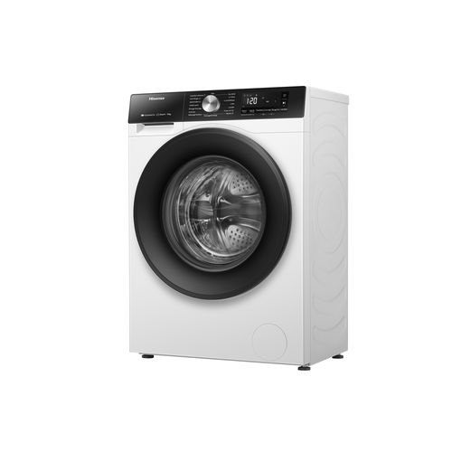 Lave-linge hublot HISENSE WF10433SBWL 10kg vue de profil
