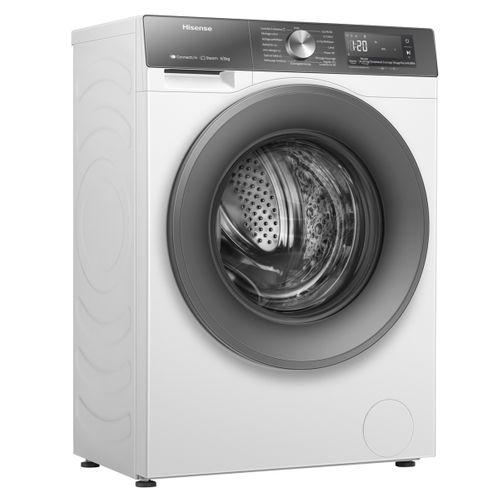 Lave-linge hublot séchant HISENSE WD3S8043BW7 8/5kg Titanium vue 3/4