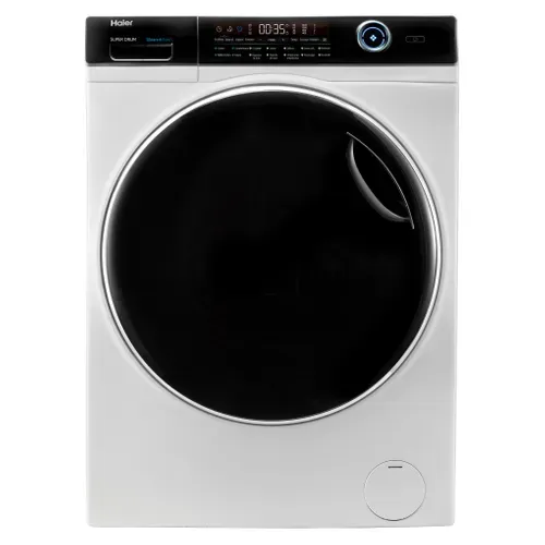 Lave linge hublot HAIER HW150-BP14986E 15 kg Blanc vue de face