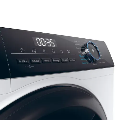 Lave-linge hublot HAIER HW90-B14939-FR 9kg vue détaillée