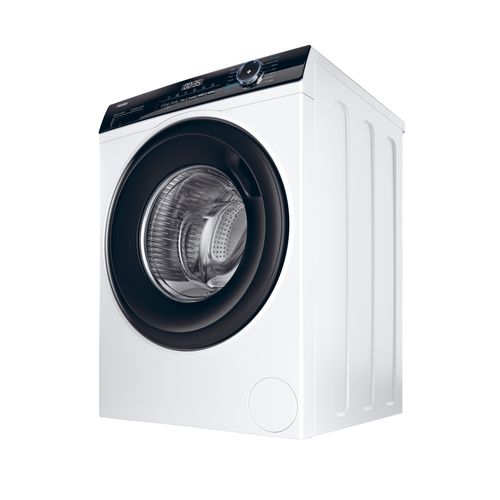 Lave-linge hublot HAIER HW90-B14939-FR 9kg vue de profil