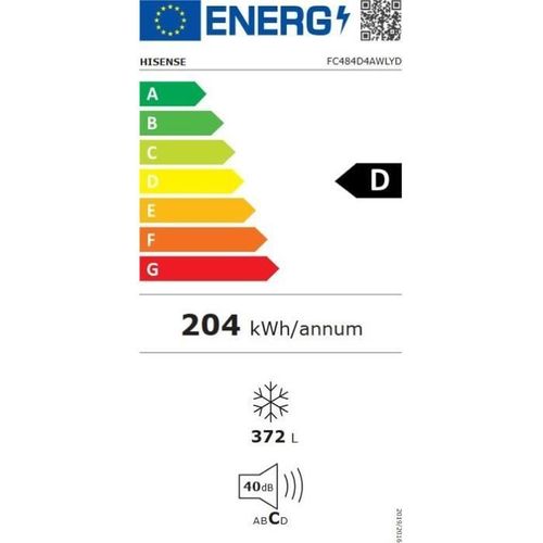 Congélateur Coffre - Fc484d4awlyd - 2 Paniers - 372 L - Eclairage LED - Classe D