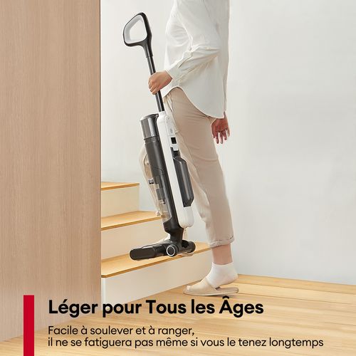 Aspirateur Balai AC1E - Nettoyeur Sec/humide - Autonomie 50min - 15 kpa - Noir