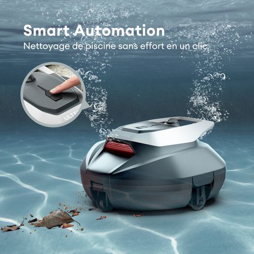 Robot De Piscine Sans Fil - Jusqu'à 80m2 - Autonomie De 90min