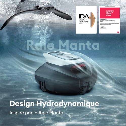 Robot De Piscine Sans Fil - Jusqu'à 80m2 - Autonomie De 90min