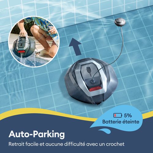 Robot De Piscine Sans Fil - Jusqu'à 80m2 - Autonomie De 90min