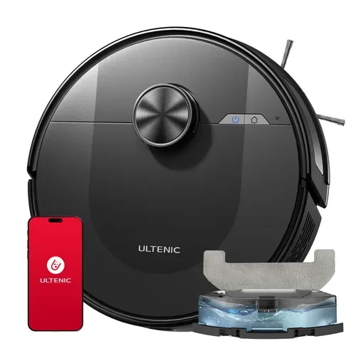 DL10 Robot Aspirateur Laveur – 6000 Pa, Navigation LiDAR, 200Min, Spécial Poils & Moquettes