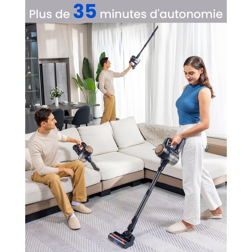 P11 Lite - Aspirateur Balai Sans Fil - Anti-enchevêtrement - Tige Télescopique Réglable - 40Kpa