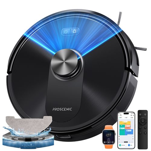 Aspirateur Robot Laveur 10000pa QO10, Robot Aspirateur 3 en 1, 200 Min D'autonomie