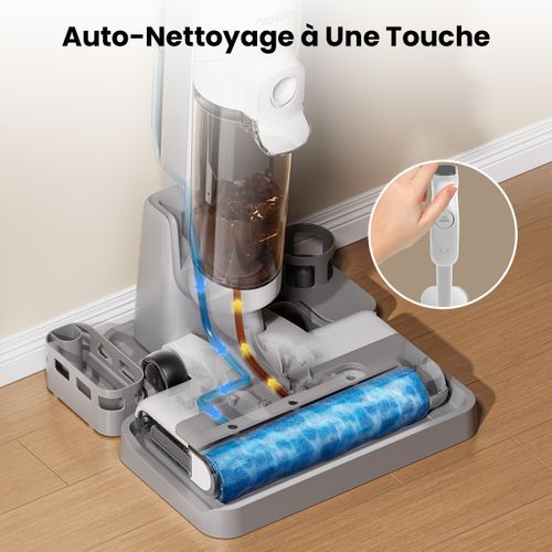 Aspirateur Laveur Sans Fil - F010 Ultra - Aspirateur Eau Et Poussière - 60min/1,3l - Autonettoyage