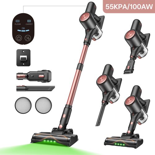 Blitz V10 Pro - aspirateur Balai Sans Fil-50kpa/100aw-45min-éclairage LED - tube Télescopique