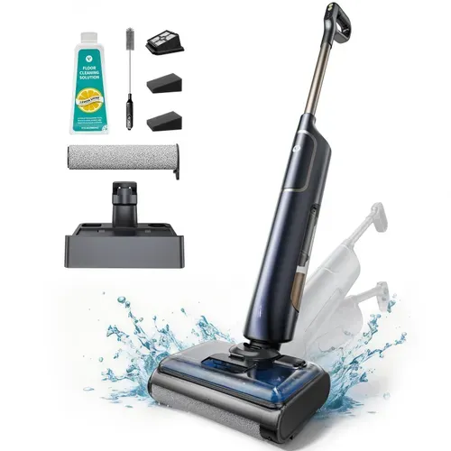 X7 - aspirateur Balai Laveur 70kpa/580w Aspirateur Balai Sans Fil - 65min Autonomie - Écran LED