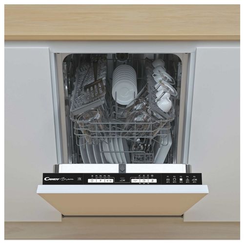 Lave-vaisselle tout intégrable 45 cm 10 couverts 47 dB - Cdih2l1047