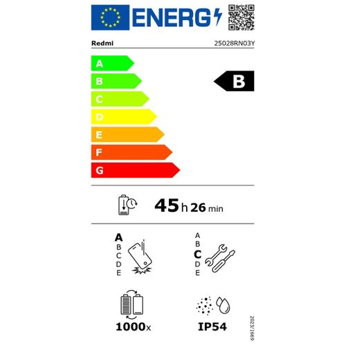 Smartphone  Redmi A5 6,88 Double Nano Sim 128 Go Midnight Black
