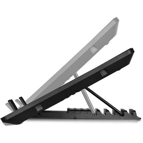 Support Ventilé Ordinateur Portable U Pal Dp-n214a5-upal 2x140 Mm