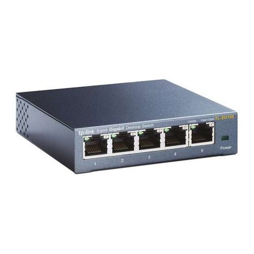 Switch De Bureau 5 Ports Gigabit Boîtier Métal -sg105