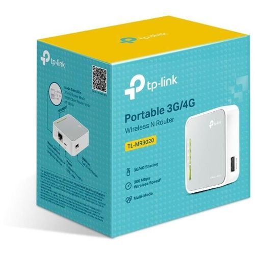 Routeur Portable 3g/4g 150mbps Wifi N - Tl-mr3020