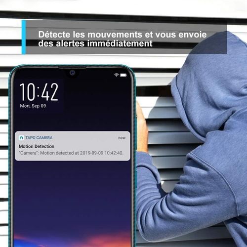 Caméra De Surveillance Wifi Tapo C200 Fhd 1080p Vision Nocturne