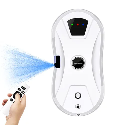 Robot Lave Vitre YW610 - Haute performance, rservoir d'eau 30mL，Dix chiffons de nettoyage