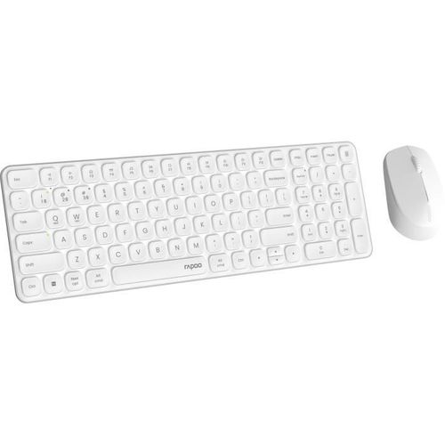 Ensemble Clavier-souris - 9310m - Sans-fil - Multimode - Ultra-slim - Blanc