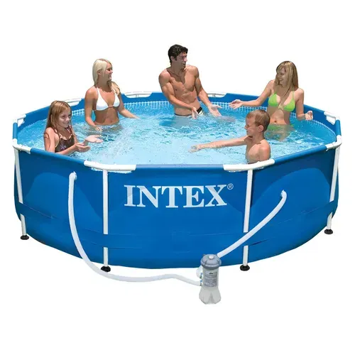 Piscine Tubulaire Metal Frame Ronde 3,05 X 0,76 M Intex