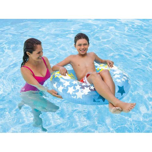 Bouée Gonflable Etoiles Magiques Bleu Ø 91 Cm - Intex