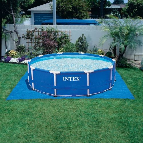 Tapis De Sol 4,72 X 4,72 M Pour Piscine Intex