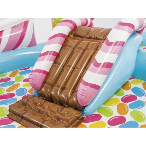 Aire De Jeux Gonflable Royaume Des Bonbons Intex