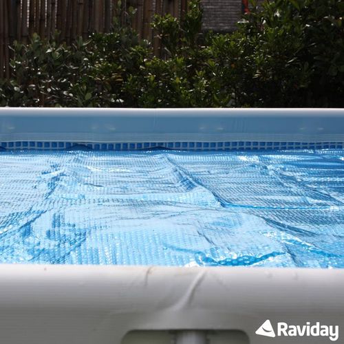 Bâche À Bulles Pour Piscine Tubulaire Rectangulaire 4,00 X 2,00 M - Intex