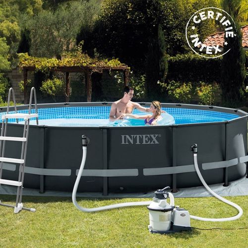 Piscine Tubulaire Ultra Xtr Ronde 4,88 X 1,22 M Intex