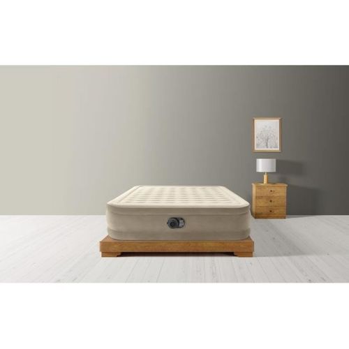 Matelas Gonflable Ultra Plush 2 Places 150 X 203 Cm - Pompe Électrique Intégrée