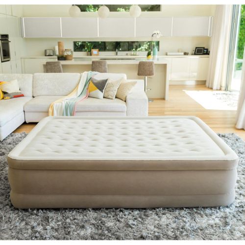 Matelas Gonflable Ultra Plush 2 Places 150 X 203 Cm - Pompe Électrique Intégrée