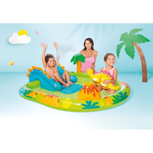 Aire De Jeux Gonflable Petit Dino Intex