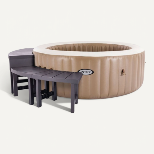 Entourage Spa Intex Purespa Rond 4 Places (2 Modules Médium + 2 Hauts)