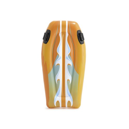 Bodyboard Gonflable Enfant Avec Poignées - Planche Surf Pliable 75x65 Cm