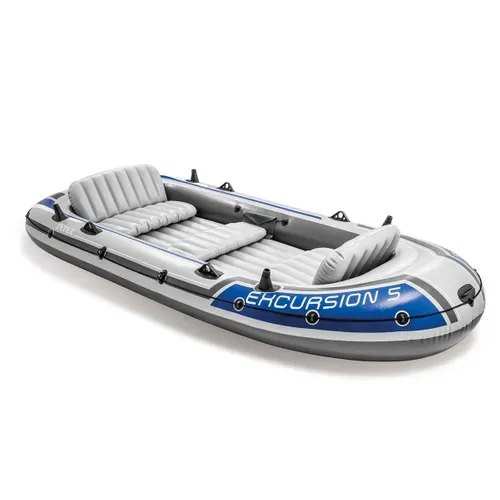 Set Bateau Gonflable 5 Places Intex Excursion 5