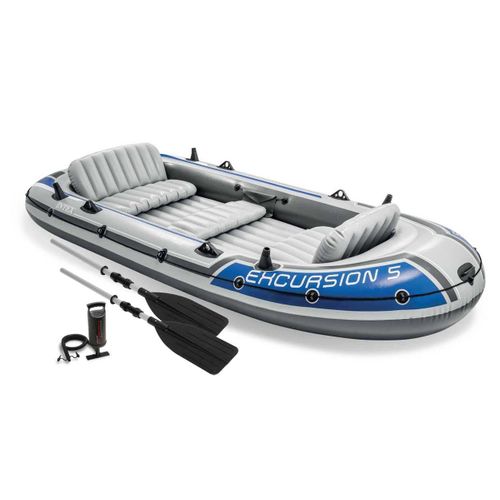 Set Bateau Gonflable 5 Places Intex Excursion 5