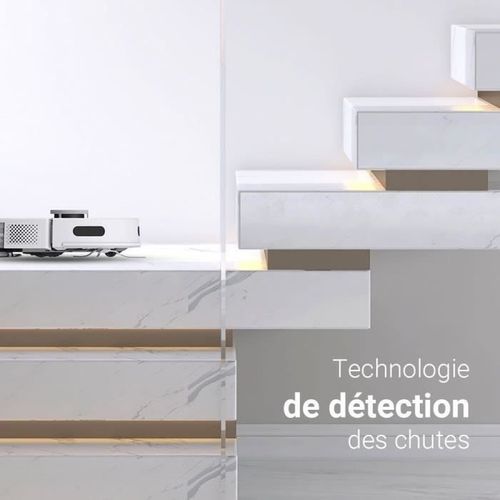 Robot Aspirateur 3 En 1 Aspirateur Robot Laveur 3 En 1 Générique - Navigation Intelligente, Ultra-mince, Silencieux, Idéal Poils Animaux Robot Aspirateur Silencieux