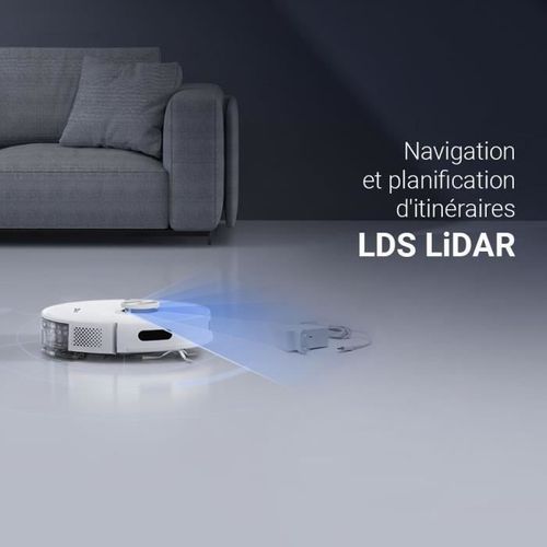 Aspirateur Robot RE5 - Cs-re5-twt2 - Navigation Lidar - Évitement D'obstacles - Détection Des Tapis