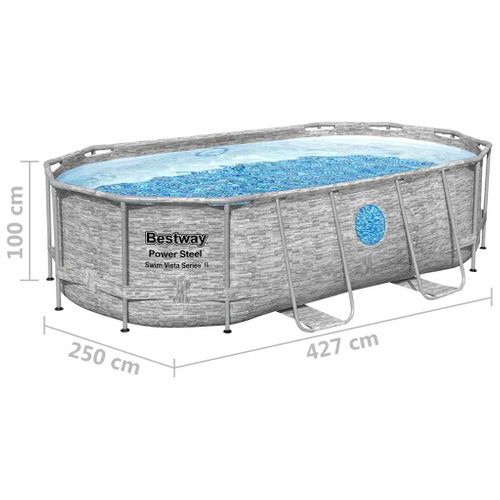 Ensemble De Piscine Power Steel 427x250x100 Cm